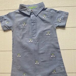 MUDPIE baby boy One piece golf outfit